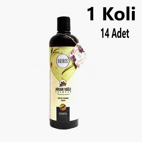 Şampuan 700 Ml Argan Orbis 14 Adet 1 Koli