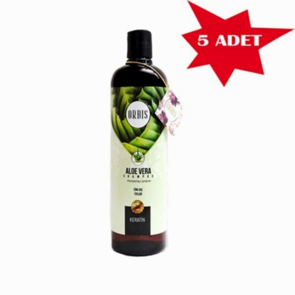 Şampuan 700 Ml Aloe Vera Özlü Orbis 5 Adet