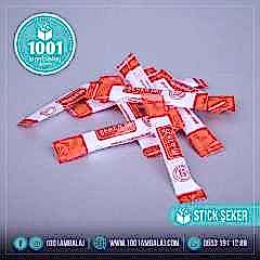 Şeker Stick 3 Gram 1000 Adet Beyaz Şeker