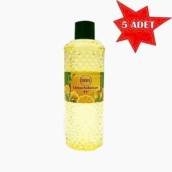 Kolonya 900 Ml Limon Orbis 5 Adet