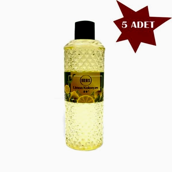Kolonya 400 Ml Limon Orbis 5 Adet