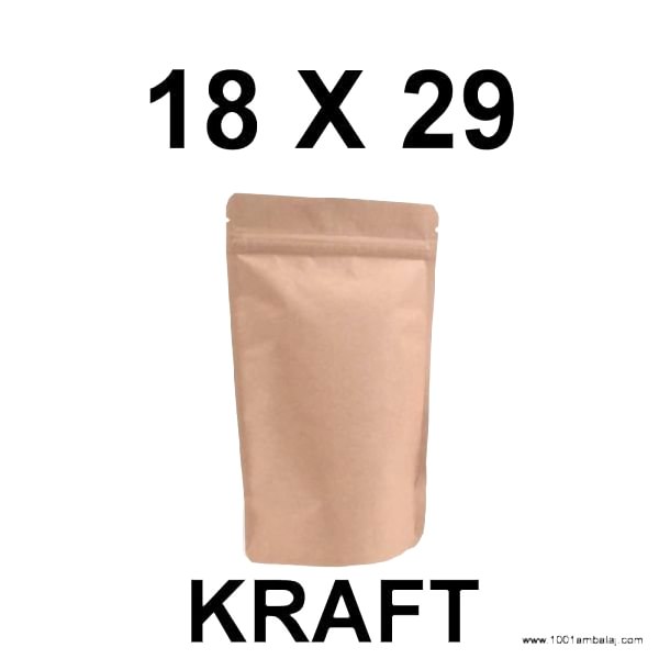 18X29 Cm Kraft Renk Doypack Torba /34/
