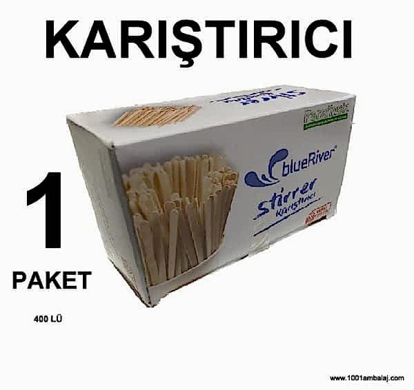 Tahta Çay Kariştirici Ahşap Çay Kariştiricisi kağıtsiz Blue River Parafinsiz 400 Lü 1 Paket