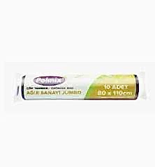 Çöp Torbası Polmix Ağır Sanayi 800 Gram 80X110 Siyah 1 Paket