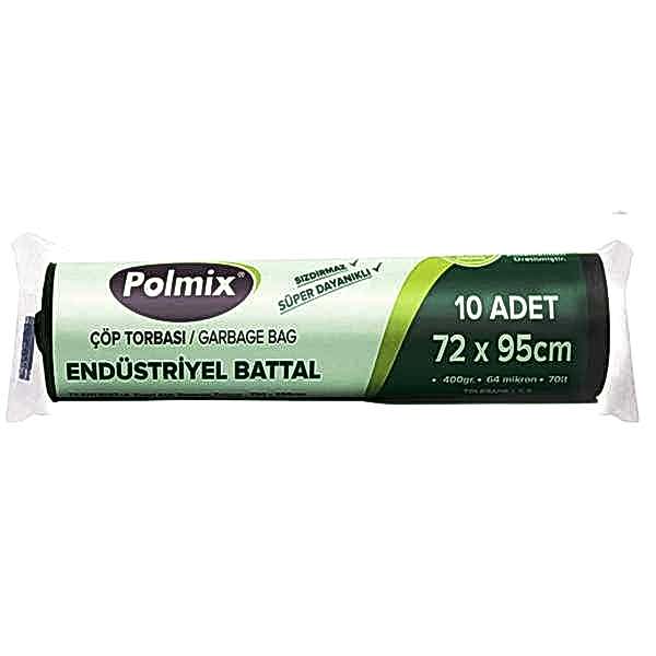 Çöp Torbası Polmix Endüstiriyel 400 Gram 72X95 Mavi 1 Paket