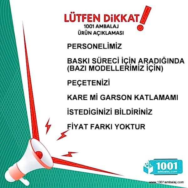 Baskılı Peçete 40X40 Cm 1-2-3 Renk Baskılı Çift Kat Beyaz Kitap Katlama Cepli Peçete