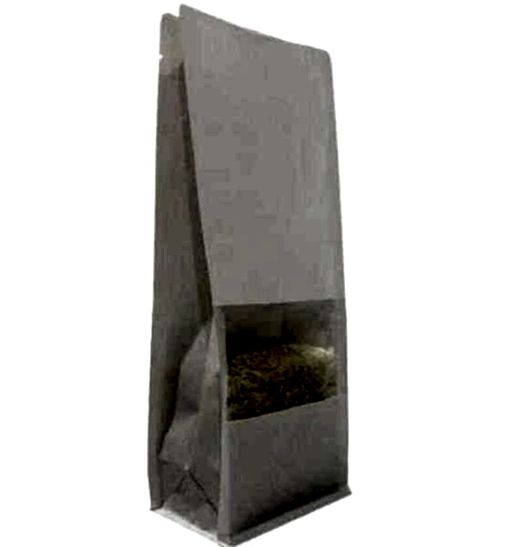 11X28X4 Cm Beyaz Pencereli 100 Adet Kilitsiz Tabanli Doypack Torba /106/