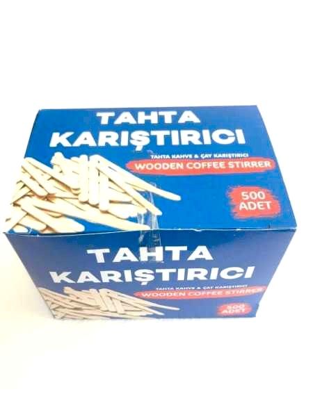 Ahşap Çay Kariştiricisi kağıtsiz 500 Lü 1 Paket