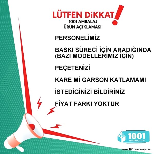 Baskılı Peçete 25X25 Cm 1-2-3 Renk Baskılı Çift Kat Kraft Kare Ve Garson Katlama Peçete