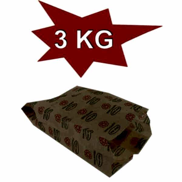 Kese Kağıdı Sari Yağlı Piyasa Baskılı 500 Gramlık 3 Kilo