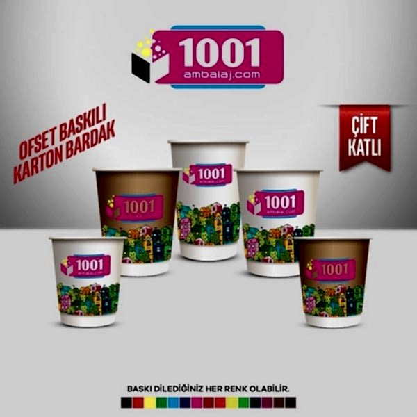 Dijital Baskılı 12 Oz Karton Bardak Tek Kat Duvarlı Beyaz Soğuk
