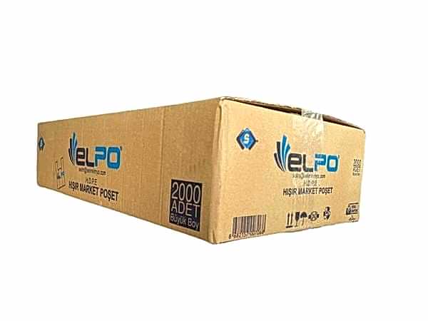 hışır Poşet Büyük Boy Şeffaf 1 Koli 8 Paket 250 Li 1001 Ambalaj