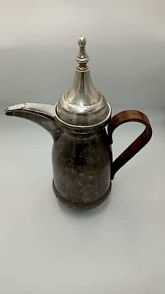 Vintage Gümüş Kaplama İtalyan Çay Potu Ölçü 37X27X15 Cm