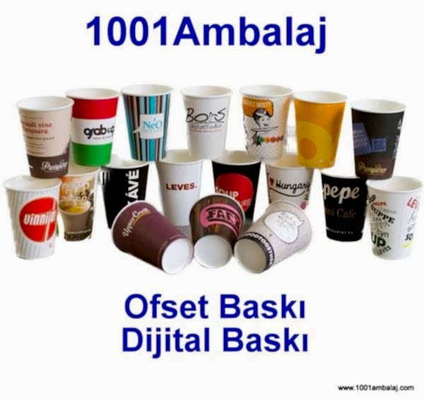 Dijital Baskılı 7 Oz Karton Bardak Tek Kat Duvarlı Beyaz Sicak Soğuk