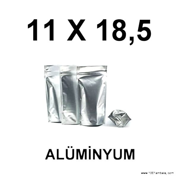 11X18,5 Cm Alüminyum Renk Doypack Torba /02/