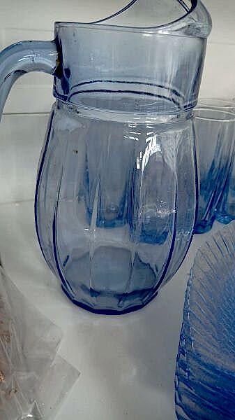 Cam Takim 1 Sürahi 10 Bardak 8 Tabak Ölçü -
