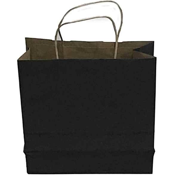 Kraft kağıt Çanta 45X14X50 Cm Siyah 100 Adet