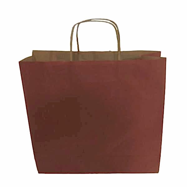 Kraft kağıt Çanta 32X12X41 Cm Kiremit 100 Adet