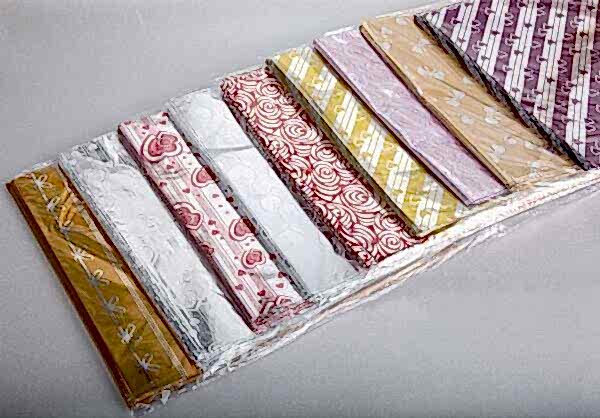 Hediye Ambalajı Bantlı Jelatin Paketleme Torbası 30 X 35 Cm Metalize Karışık Renkli  100 Lü 50 Paket Toplam 5.000 Adet