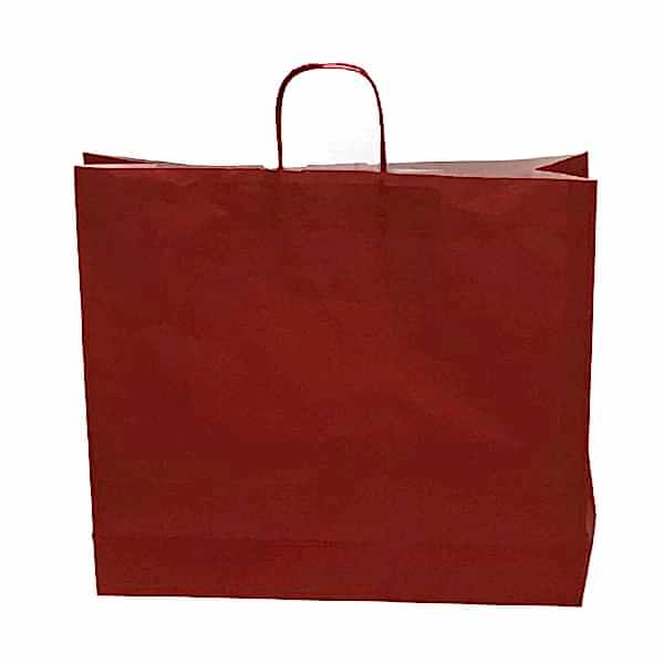 Kraft kağıt Çanta 45X14X50 Cm Kırmızı 25 Adet