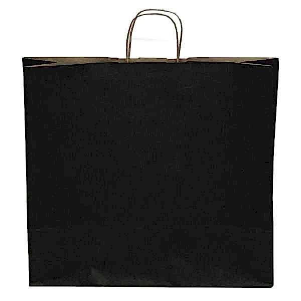 Kraft kağıt Çanta 32X12X41 Cm Siyah 100 Adet