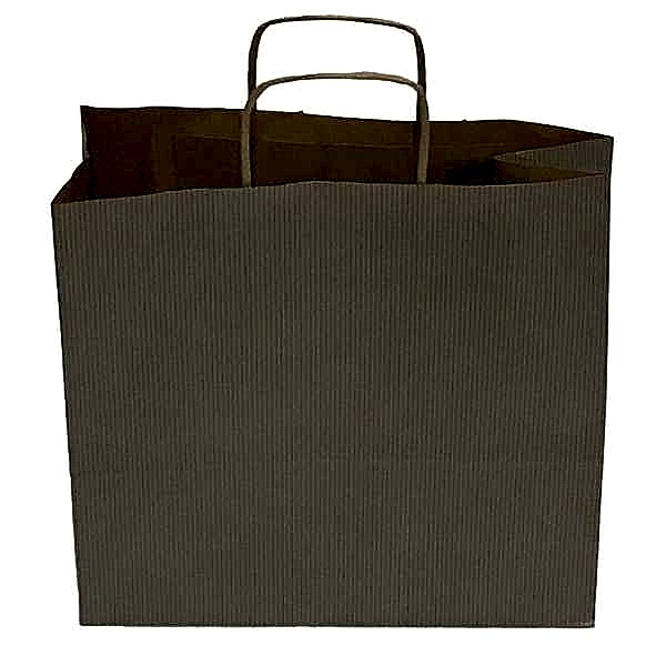 Kraft kağıt Çanta 25X12X31 Cm Gümüş 50 Adet