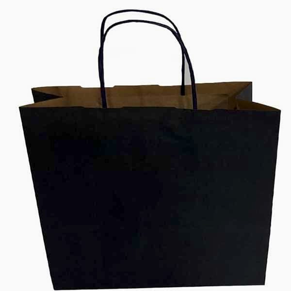 Kraft kağıt Çanta 25X12X31 Cm Zara Lacivert 50 Adet