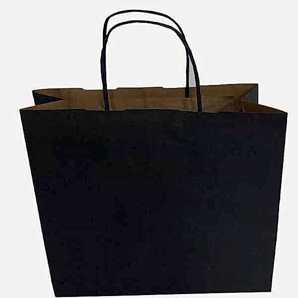 Kraft kağıt Çanta 25X12X31 Cm Zara Lacivert 100 Adet