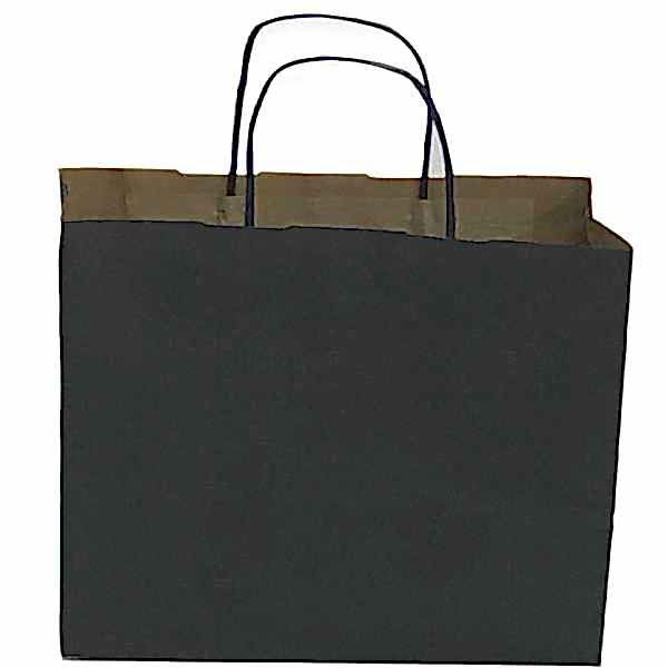 Kraft kağıt Çanta 25X12X31 Cm Lacivert 50 Adet