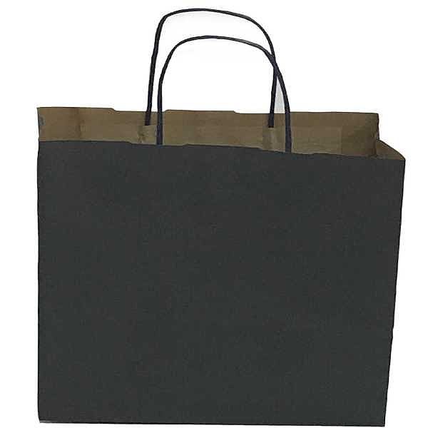 Kraft kağıt Çanta 25X12X31 Cm Lacivert 100 Adet
