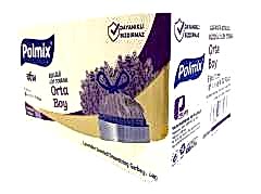Çöp Torbası Polmix Büzgülü Orta 55X60 Lavanta Kokulu 30 Paket