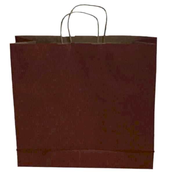 Kraft kağıt Çanta 45X14X50 Cm Kırmızı 100 Adet