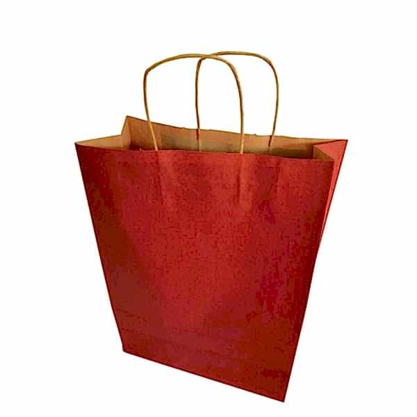 Kraft kağıt Çanta 32X12X41 Cm Bordo 100 Adet